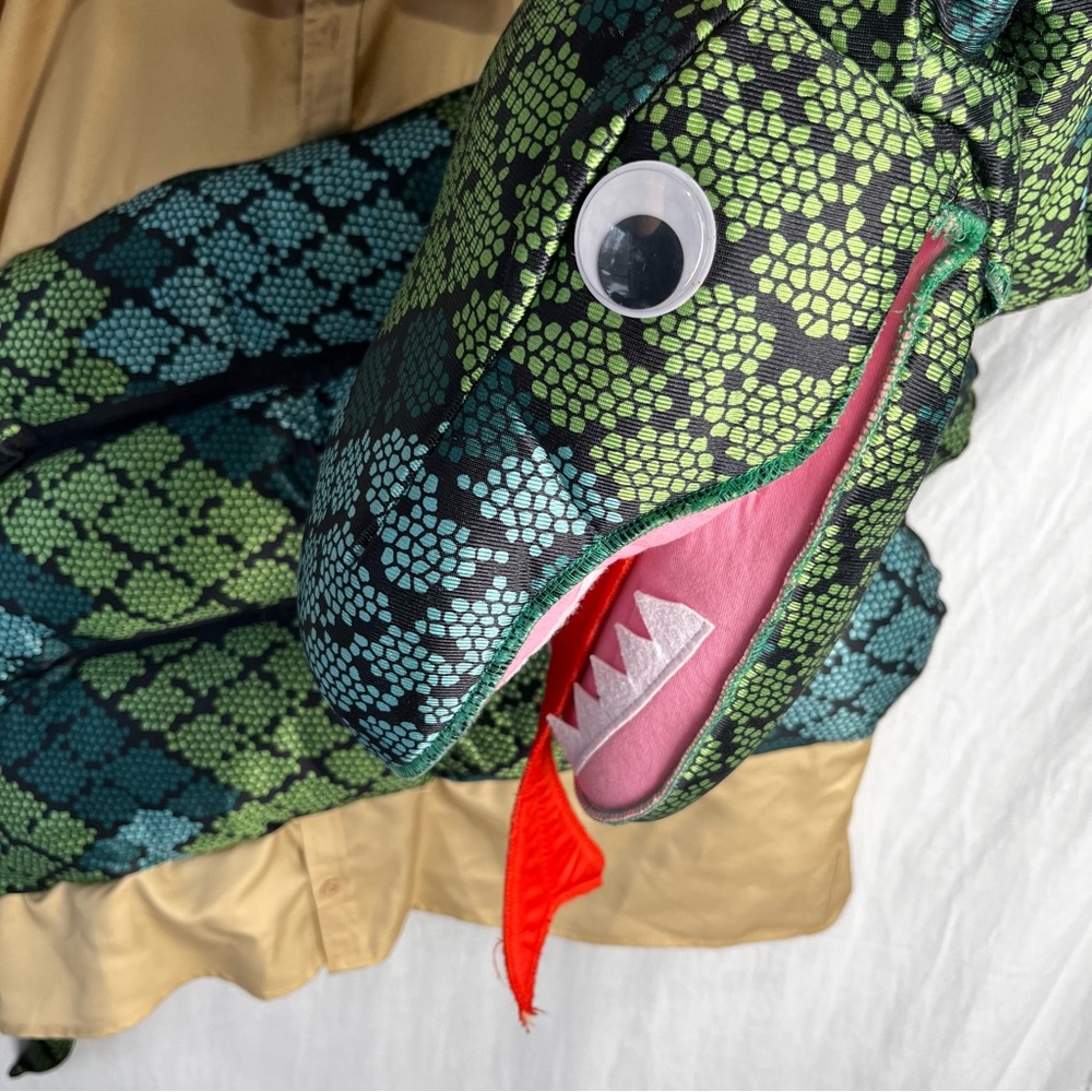 Tipsy Elves Funny Zoo Keeper Boa Constrictor Costume With Snake Arm Puppet XL - Picture 6 of 16